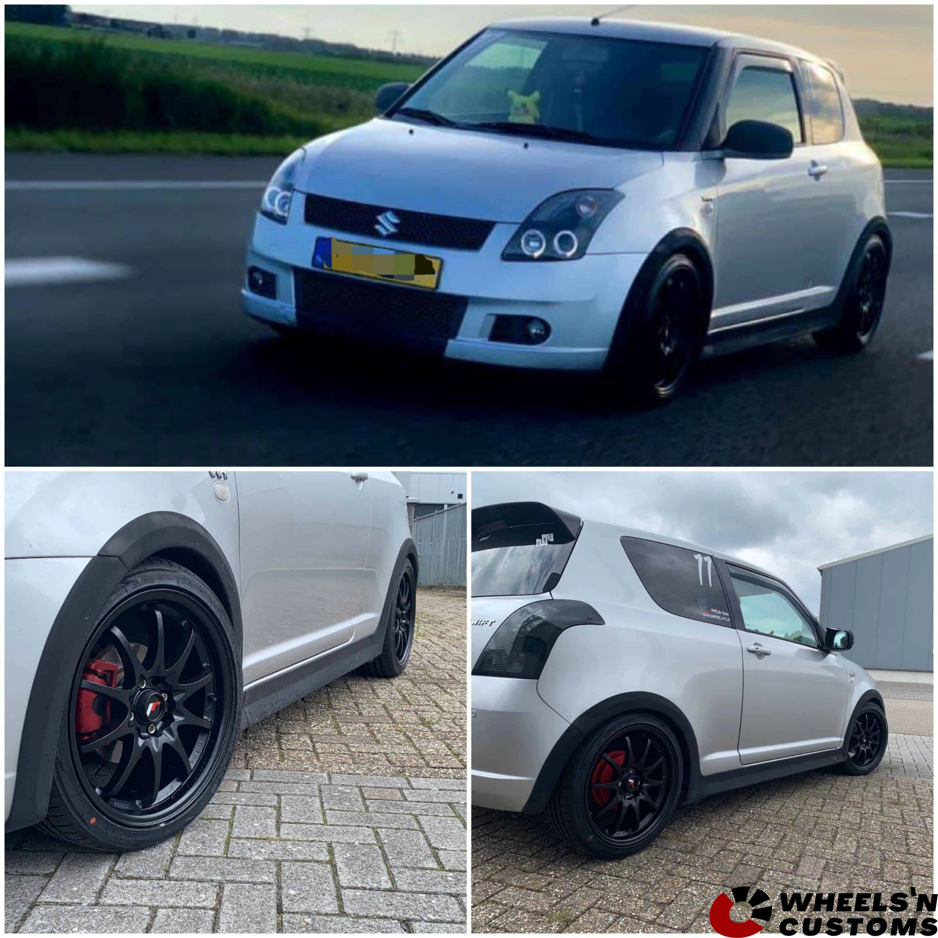Suzuki Swift - 17 inch Japan Racing JR5 - 4x100 7.5J ET35