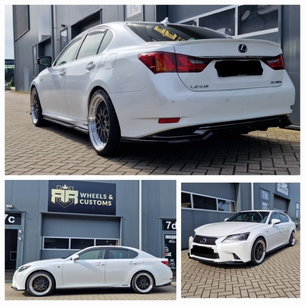 Lexus GS450 - 20 inch Japan Racing type JR23 Hyper Grey - 9J ET45 + 10.5J ET45 