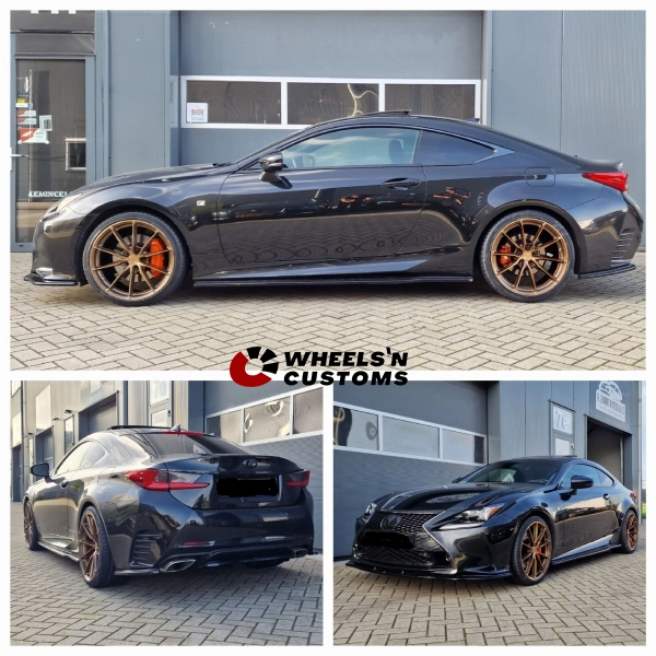 Lexus RC300 - 20 inch Japan Racing JR37 Platinum Bronze - 9J ET45 + 10J ET45