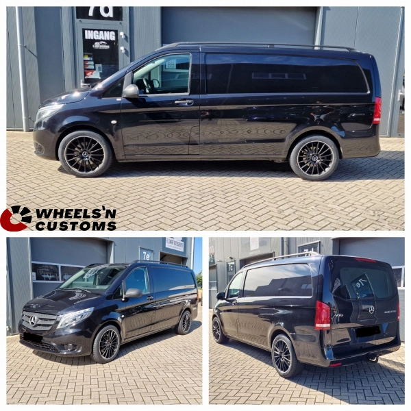 Mercedes Vito - 19 inch JF Luxury MB L452 Satin Black - 5x112 8J ET45