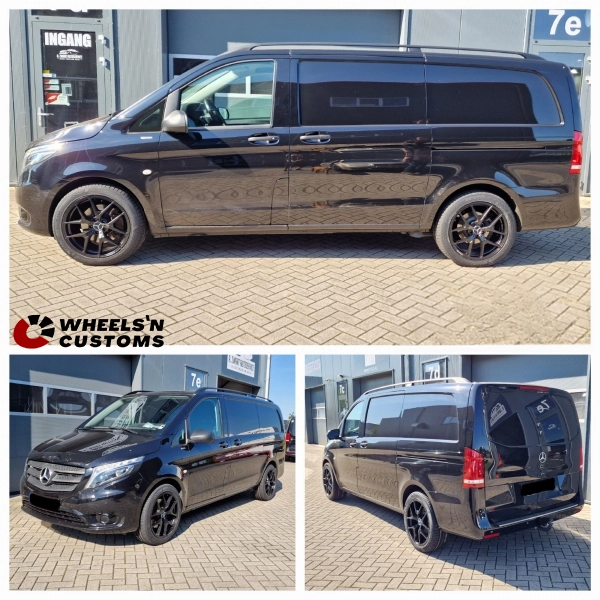 Mercedes Vito - 19 inch JF Luxury D1125 Matt Black AMG Design 