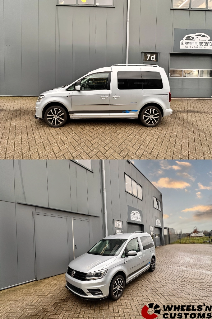Wij hebben deze Volkswagen Caddy voorzien van een bumperlip en sideskirts van Maxton Design. Een supergaaf resultaat geworden zo!