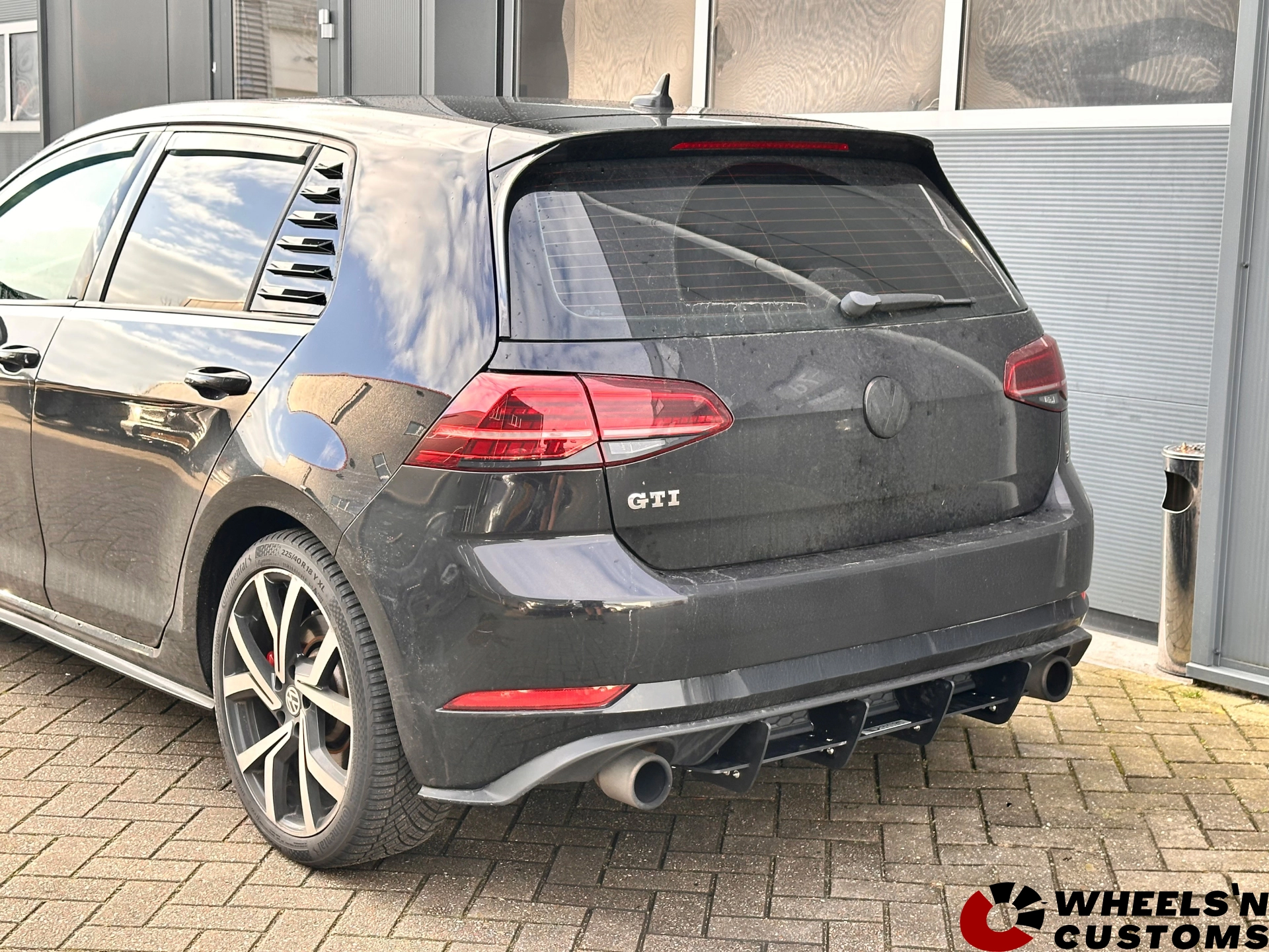 REAR DIFFUSER VW GOLF MK7 GTI FACELIFT / Diffuser
