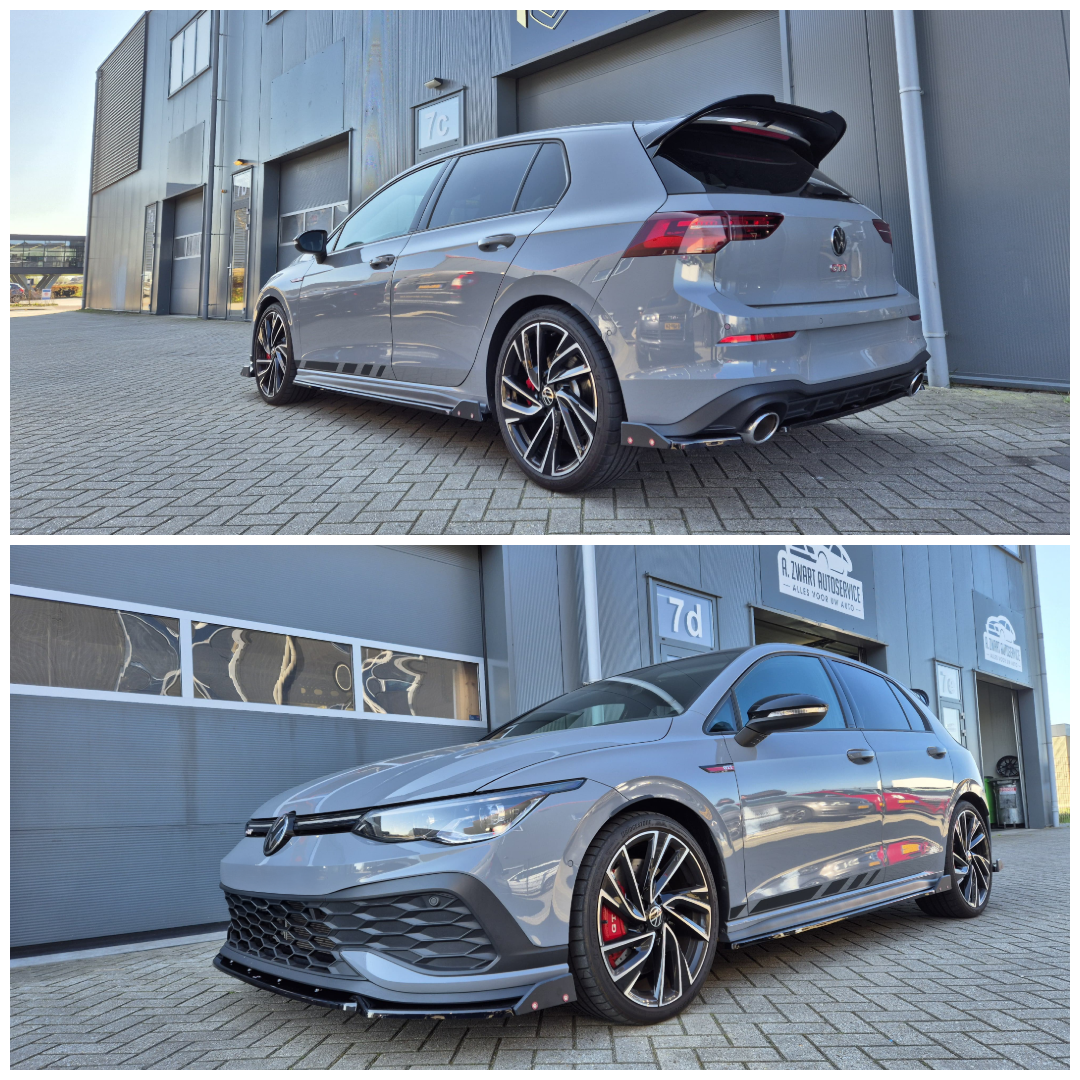 Volkswagen Golf 8 GTI Clubsport voorzien van Maxton Design pakket