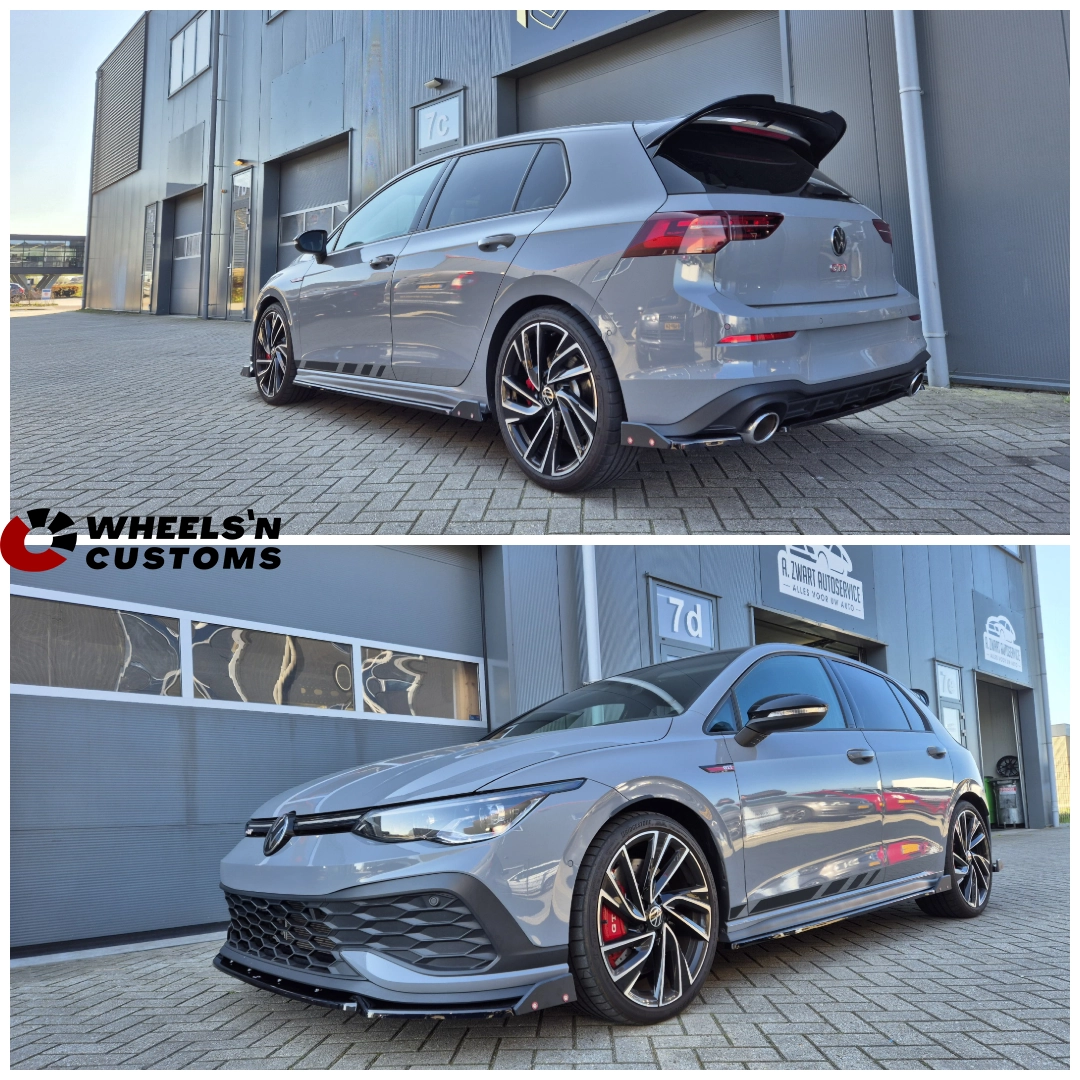 Volkswagen Golf 8 GTI Clubsport voorzien van Maxton Design pakket