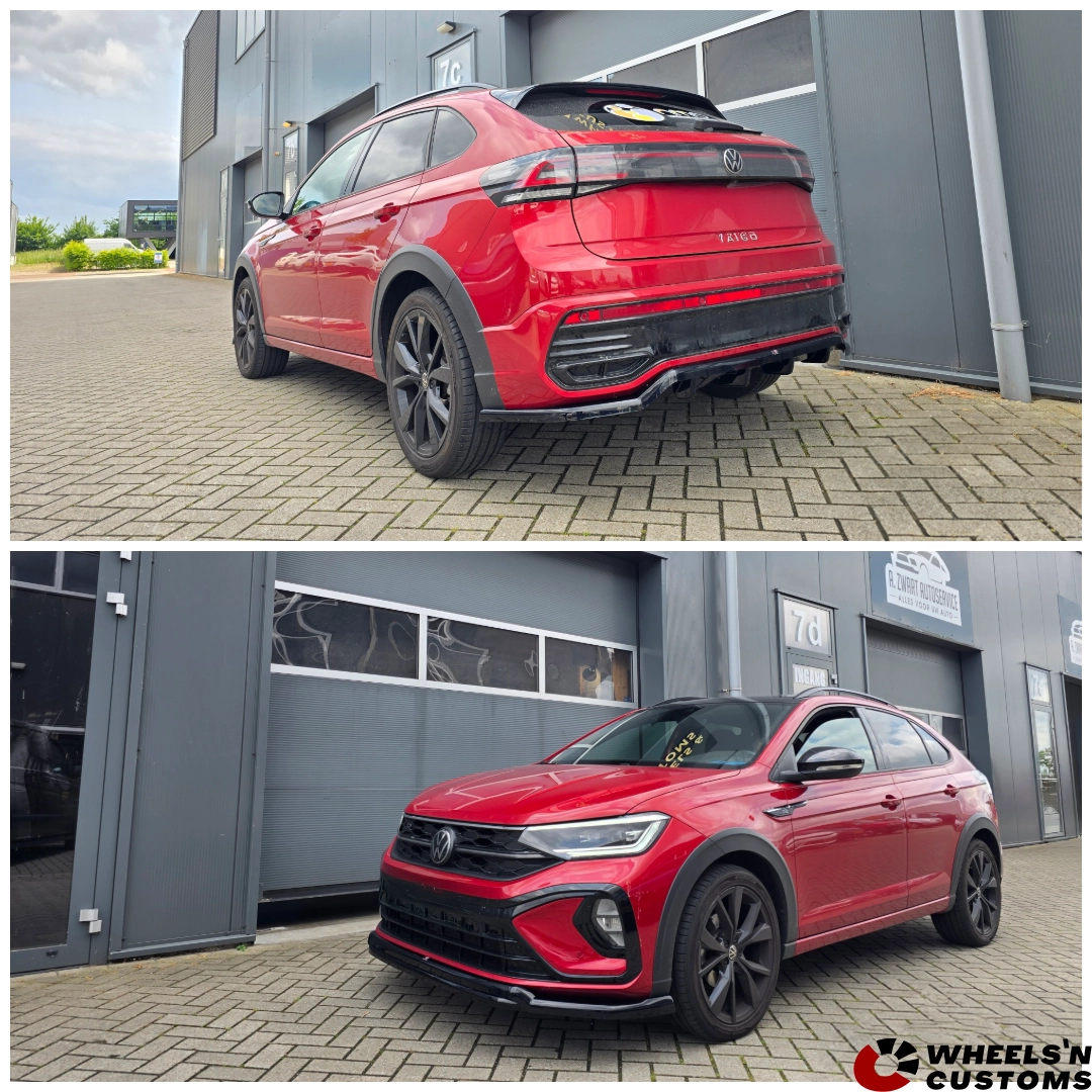 Volkswagen Taigo voorzien van Maxton Design onderdelen