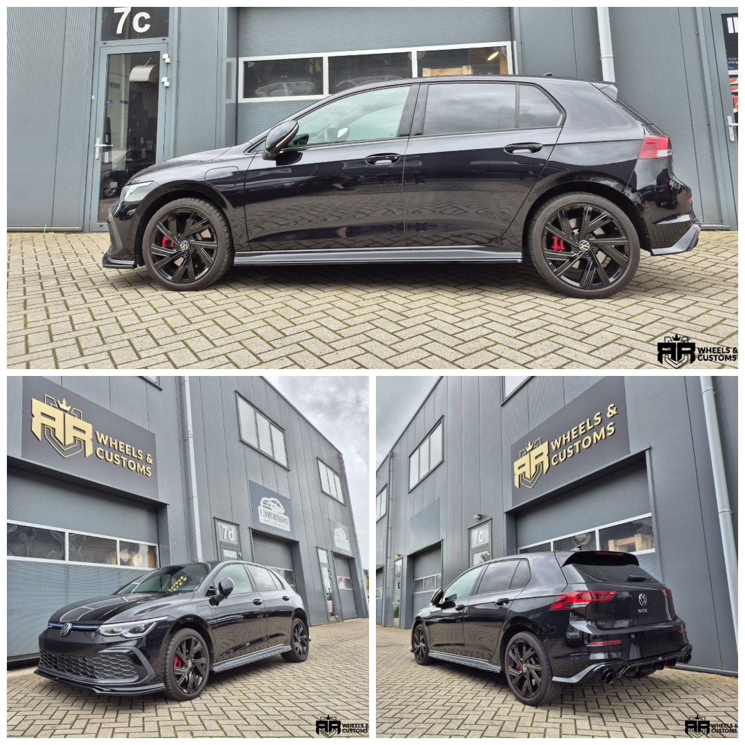 Volkswagen Golf 8 GTE voorzien van Maxton Design onderdelen