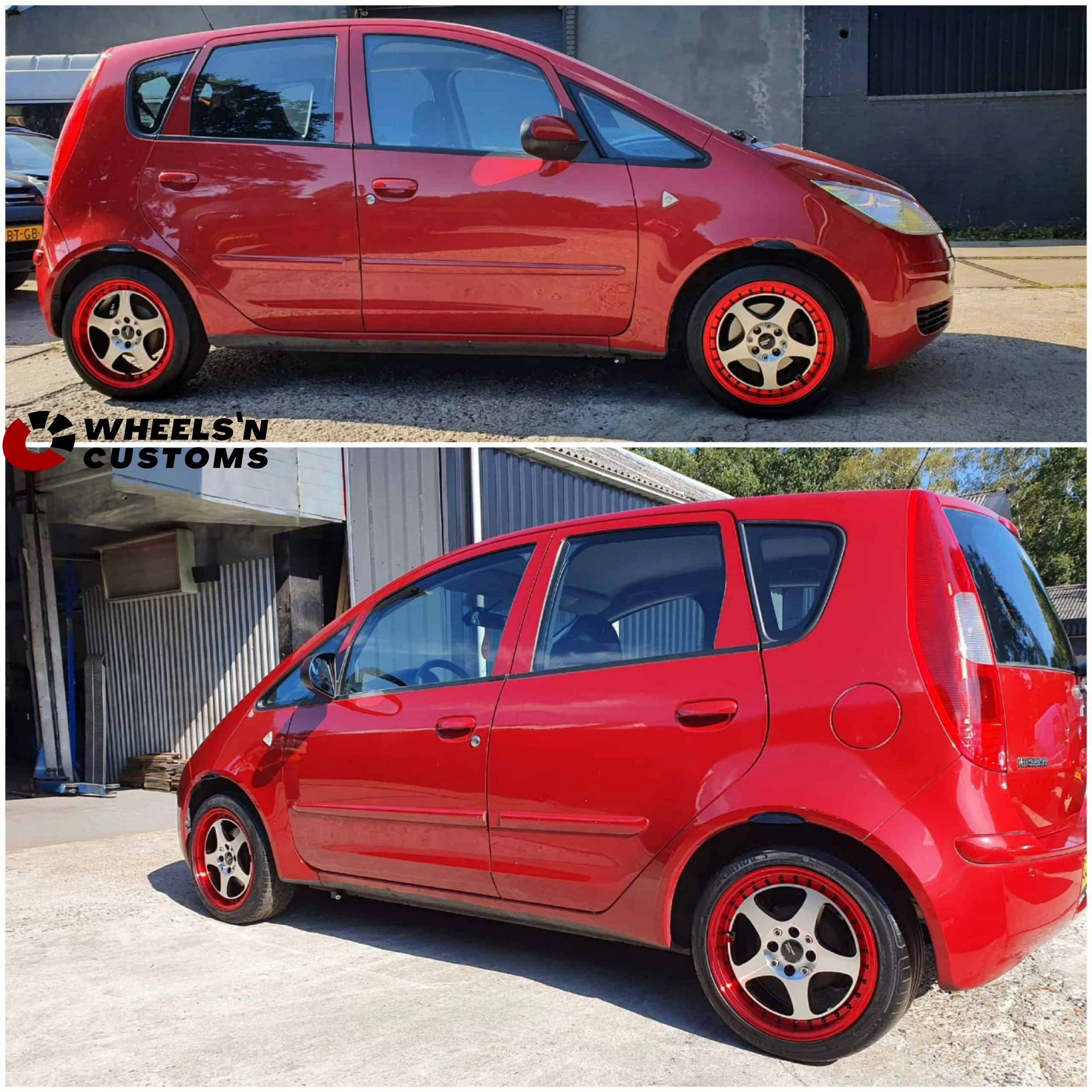 Mitsubishi Colt CZ5 - 16 inch JF Luxury rode cuprand - 7J ET37