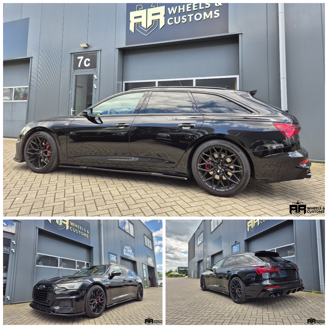 Audi A6 C8 voorzien van Maxton Design onderdelen