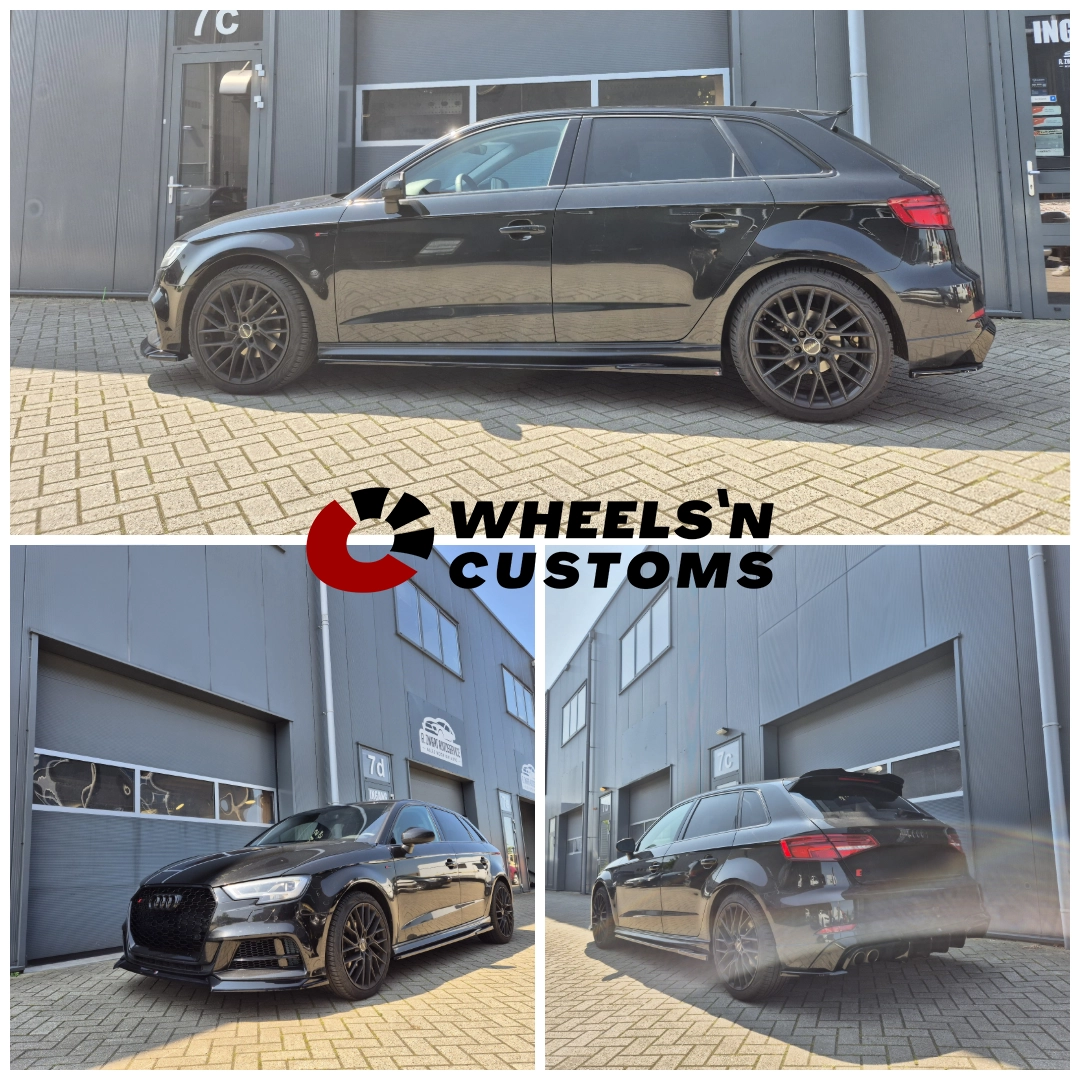 Audi A3 8V voorzien van Maxton Design onderdelen