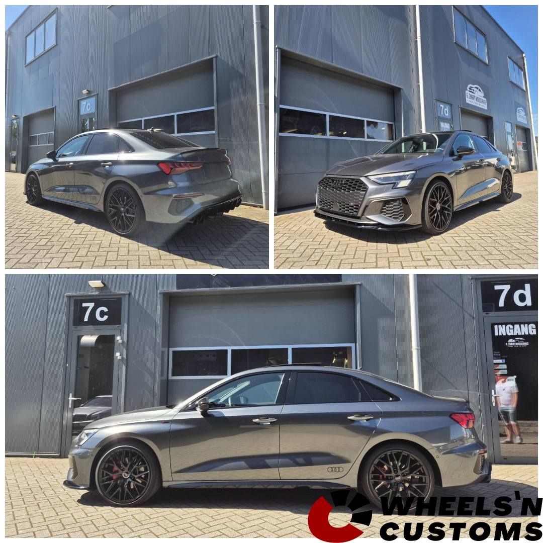 Audi A3 Limousine voorzien van Maxton Design onderdelen