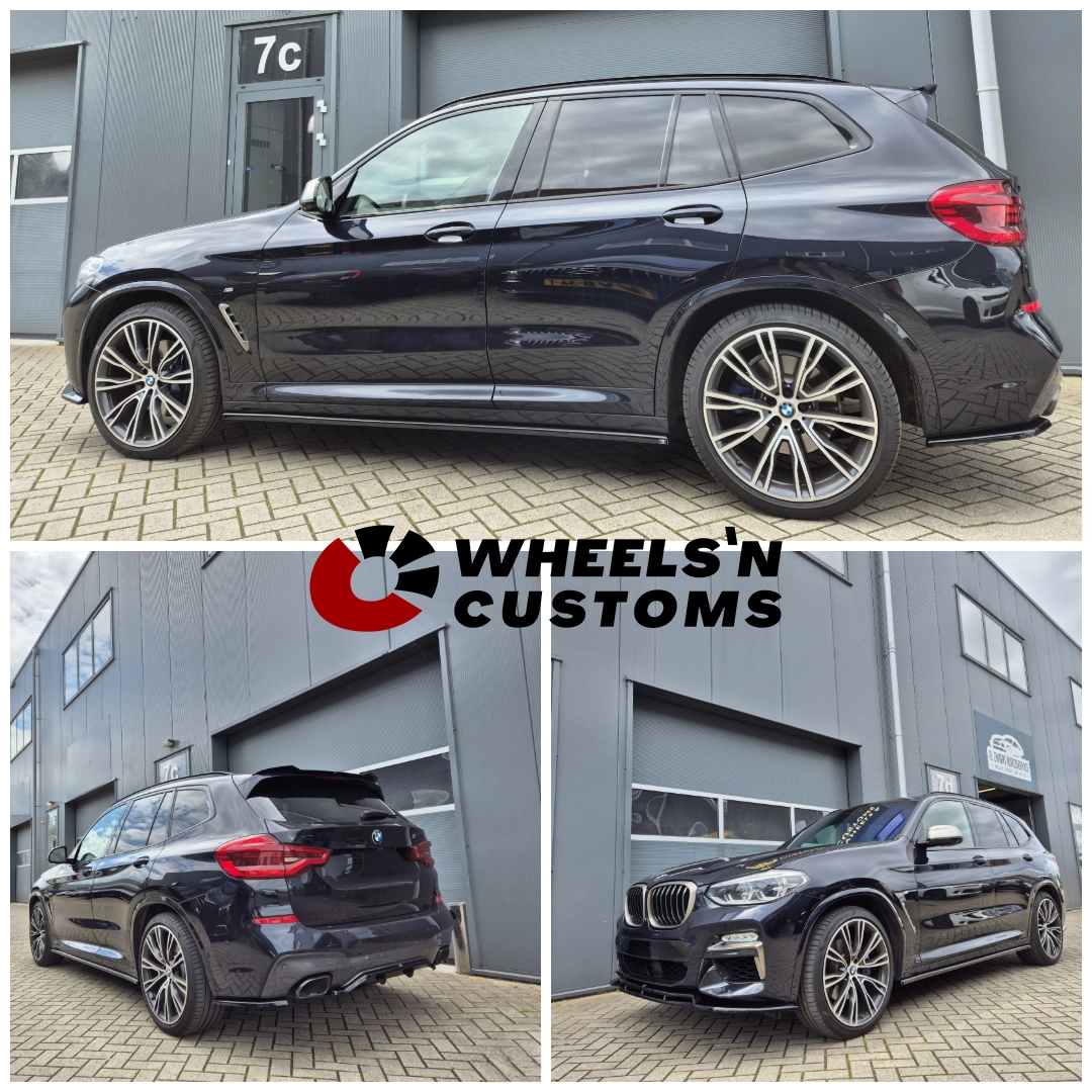 BMW X3 M40 voorzien van Maxton Design onderdelen