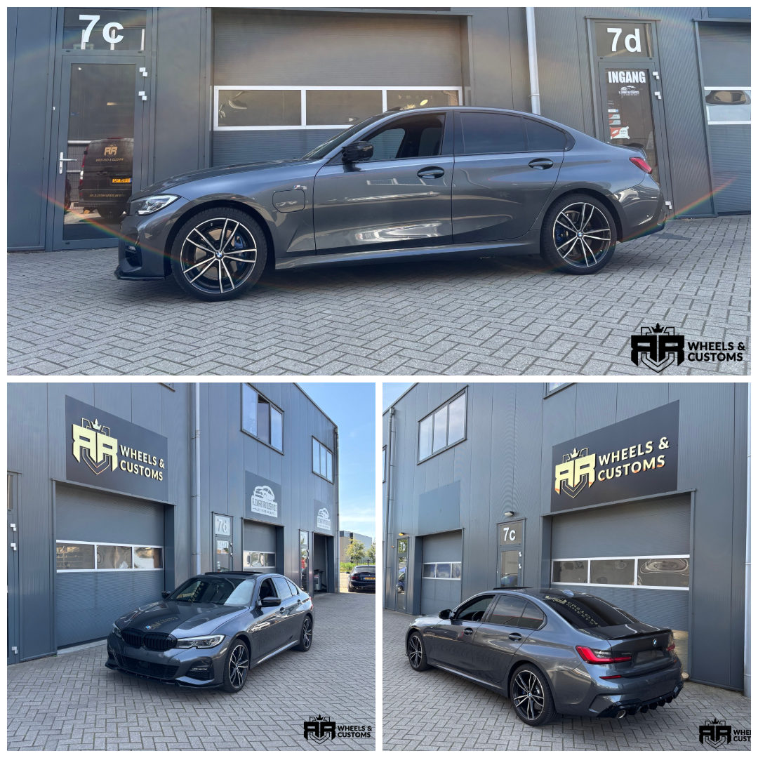 BMW 3-serie G20 voorzien van Maxton Design onderdelen