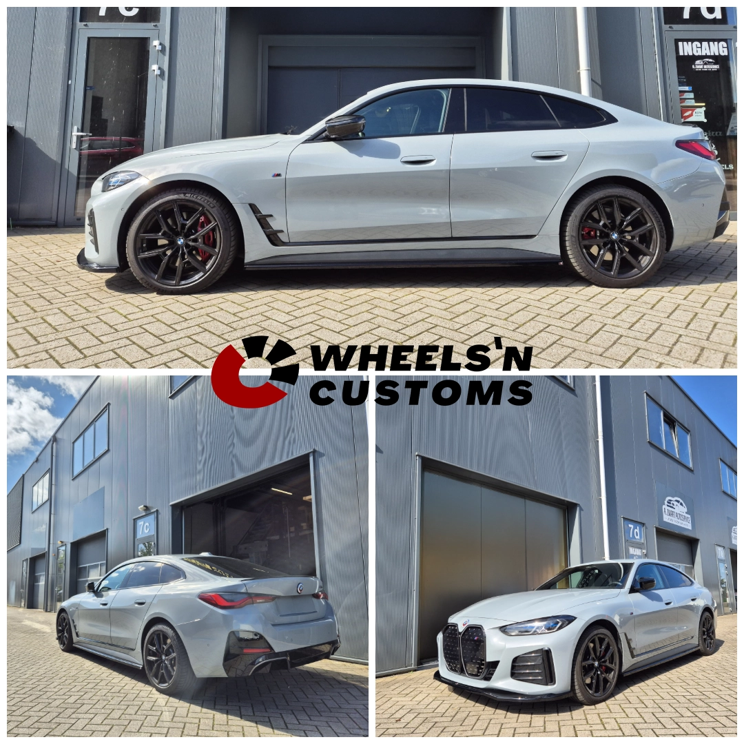 BMW 4 serie G26 Grand Coupe voorzien van Maxton Design onderdelen