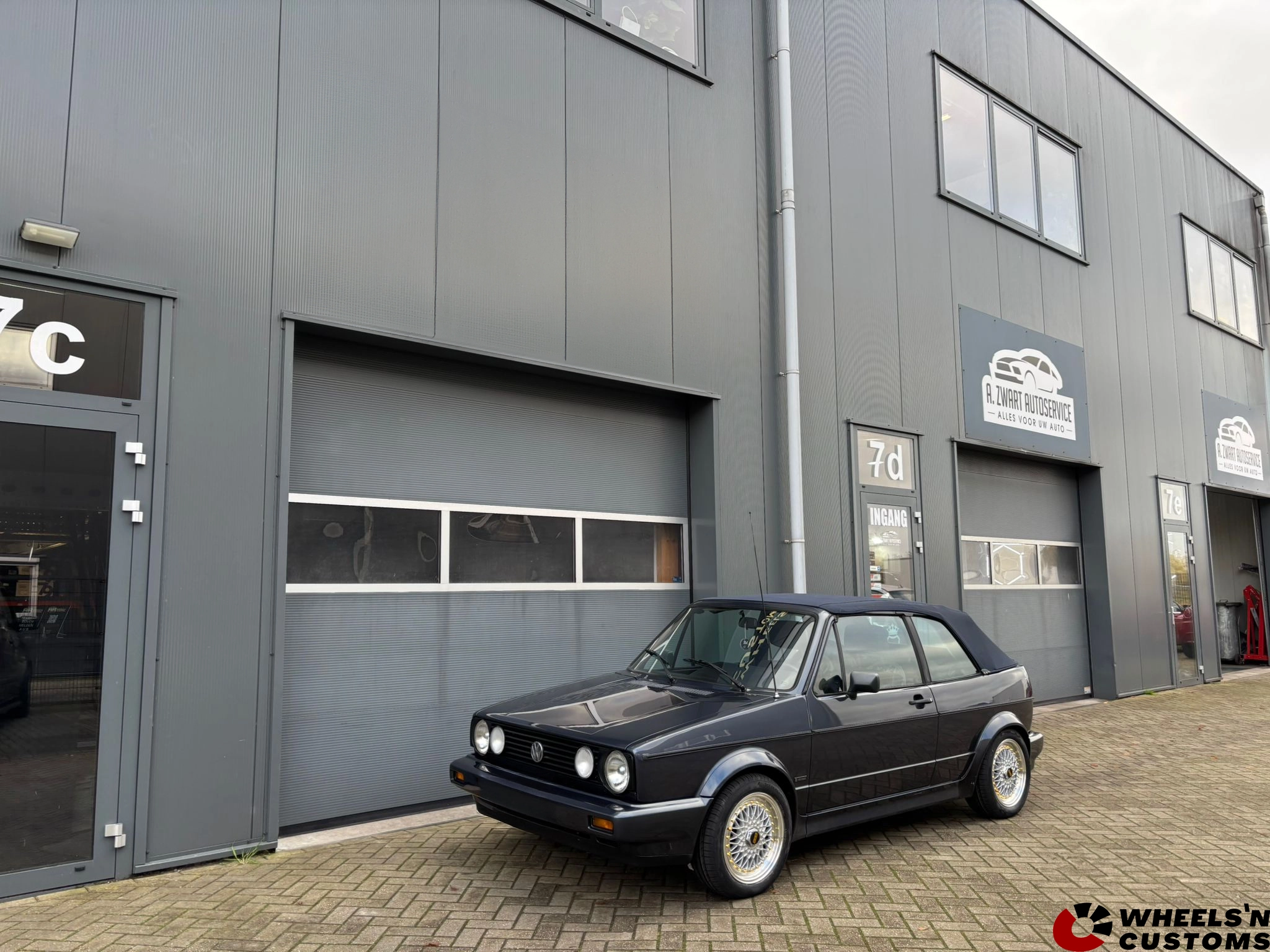 Volkswagen Golf 1 Cabrio - JF Luxury REW032 - Silver Polished