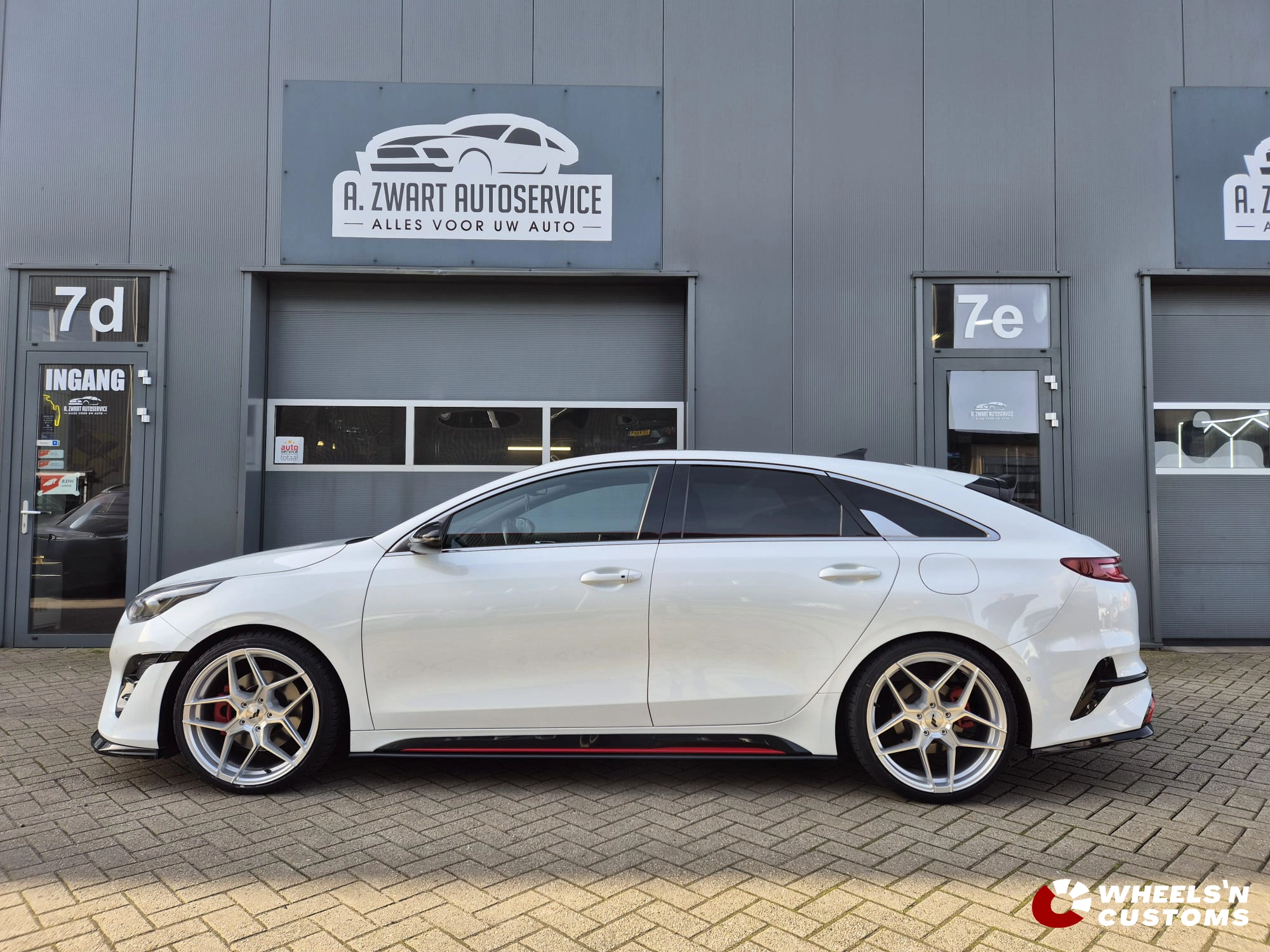 Kia Proceed GT - JR Wheels JR34 19x8.5 ET40 Custom PCD Silver Machined Face