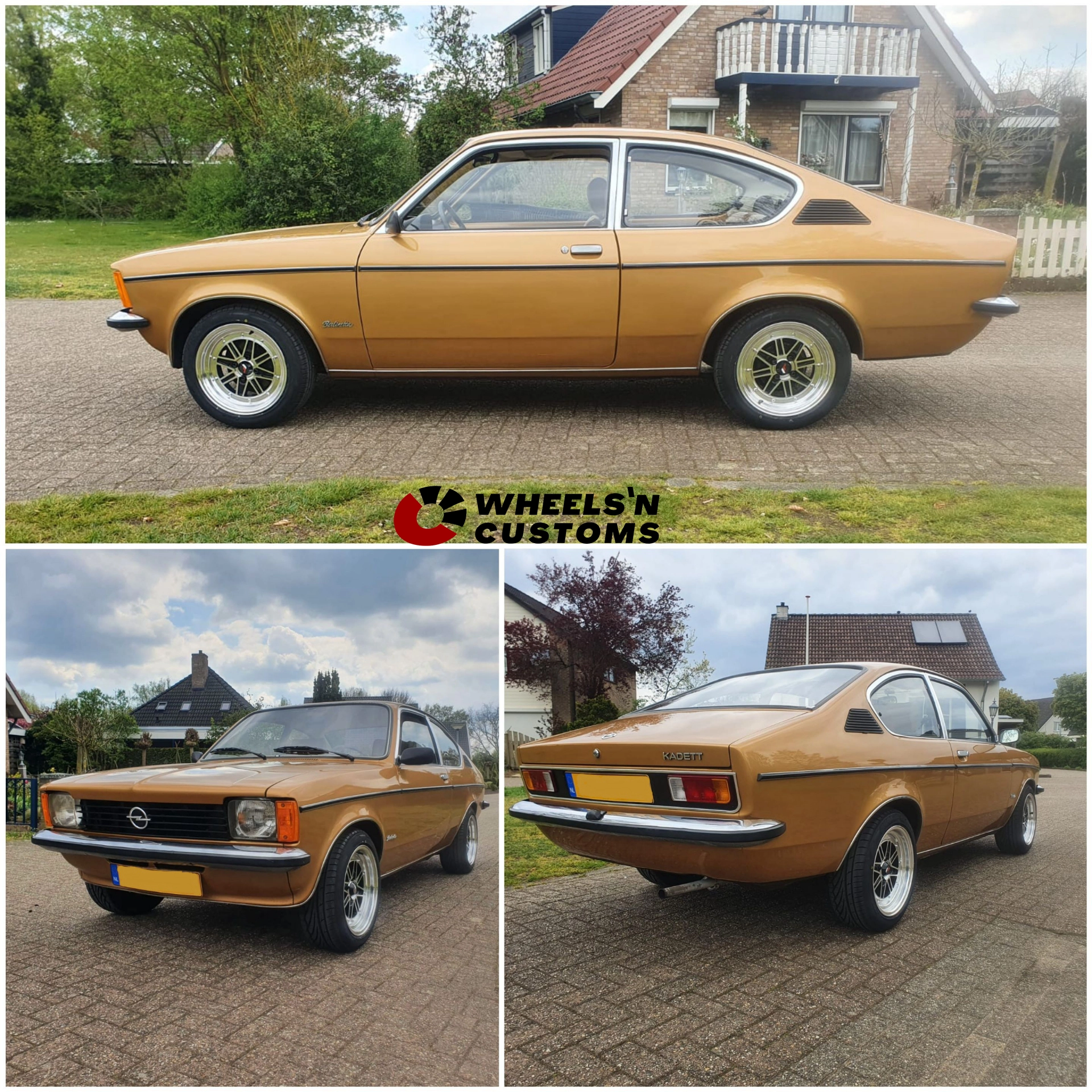 Opel Kadett C2 - 15 inch Japan Racing JR31 - 4x100 7.5J ET20