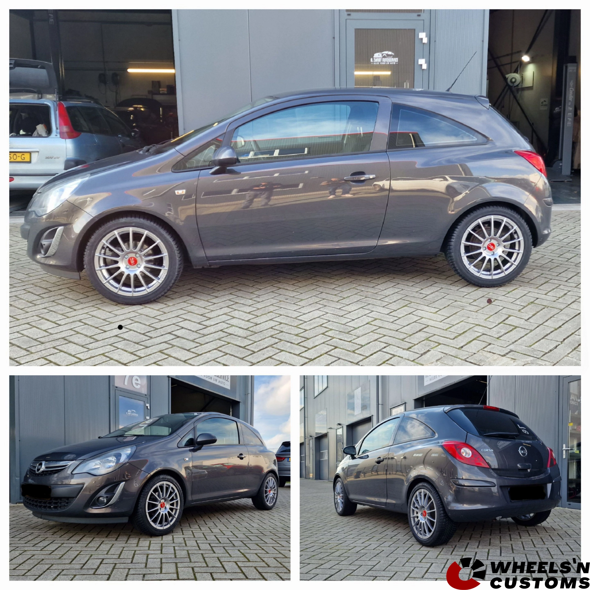 Opel Corsa - 17 inch TEC AS2 Graphite-Silver - 4x100 7J ET42
