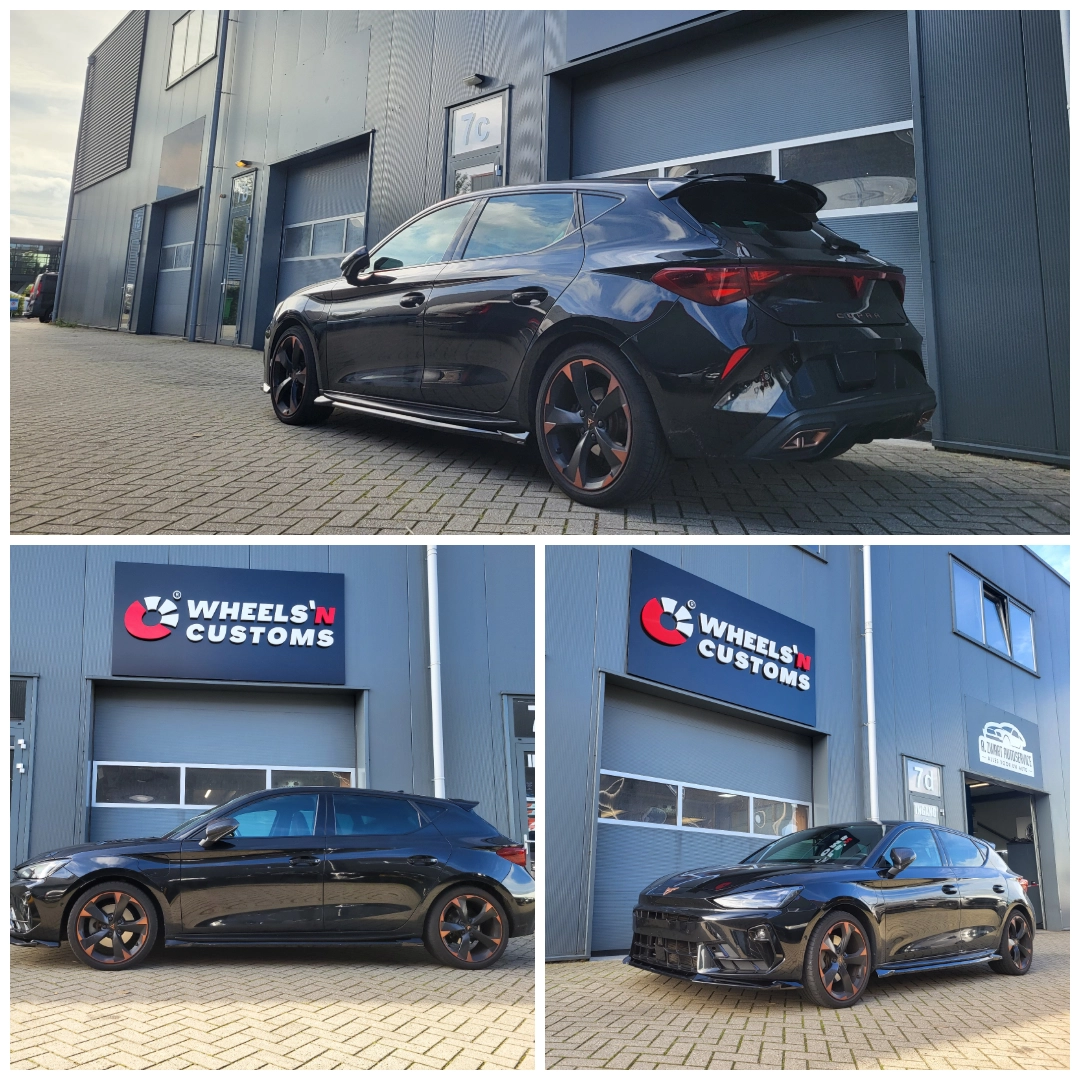 Cupra leon voorzien van Maxton Design onderdelen