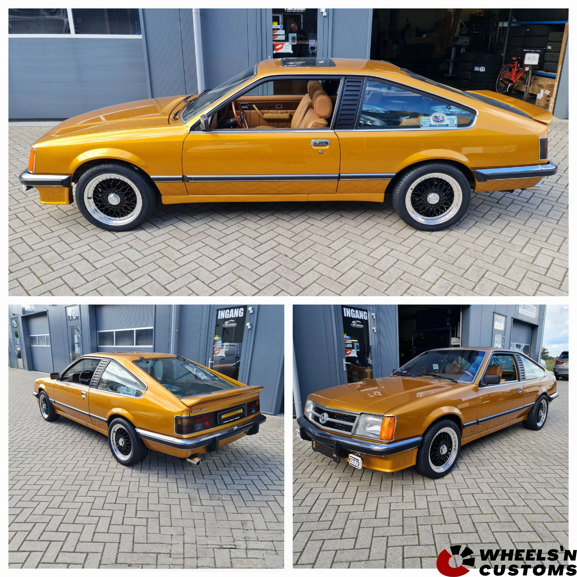 Opel Monza - 17 inch Lenso BSX - 5x120 7.5J ET35 + 7.5J ET20