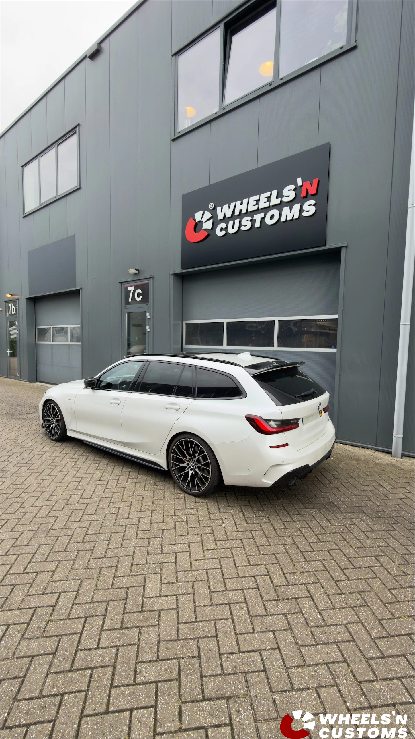  BMW 3-serie G21 voorzien van Eibach Pro-Kit Verlagingsveren