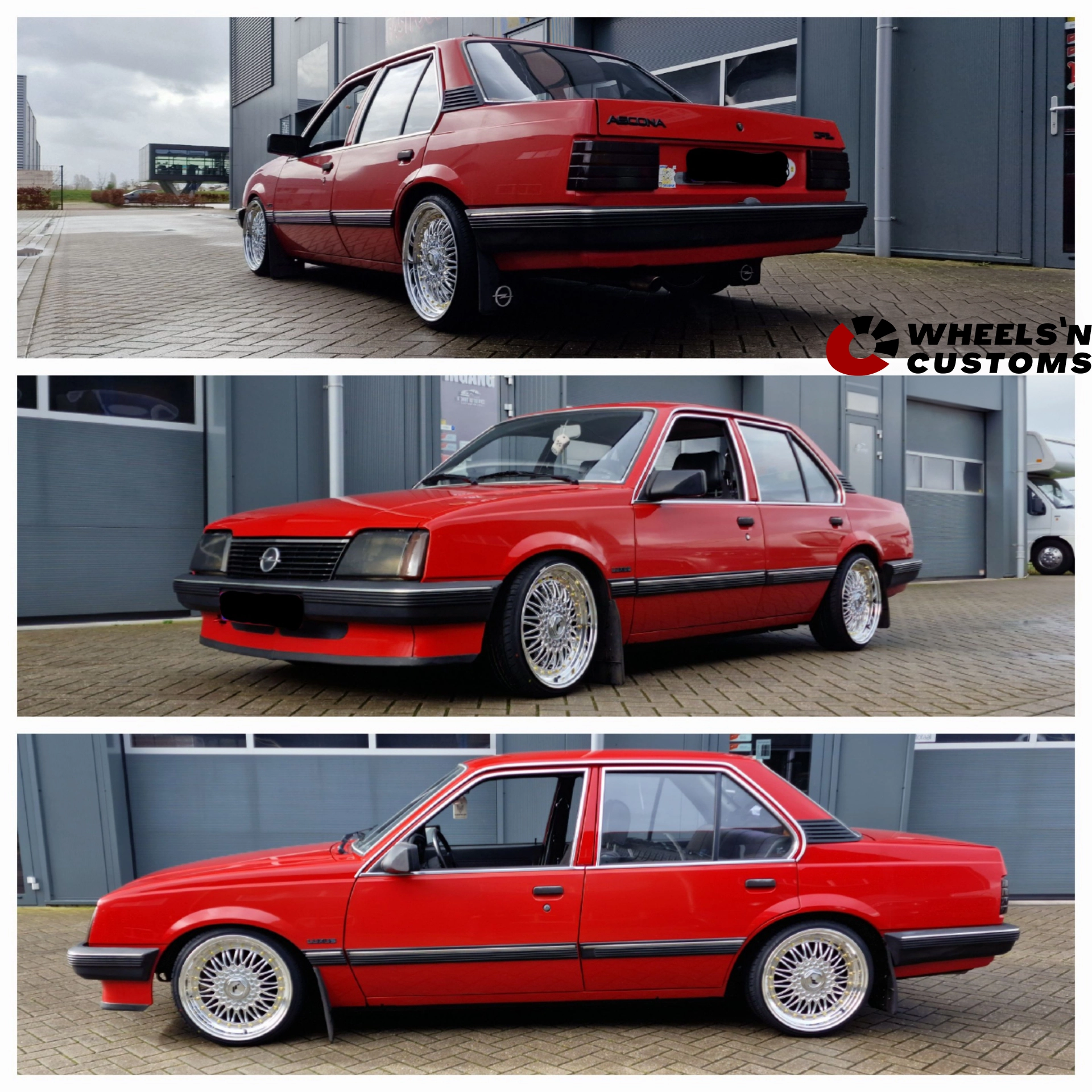 Opel Ascona C - 17 inch Japan Racing JR9 Full Chrome - 7.5J ET35