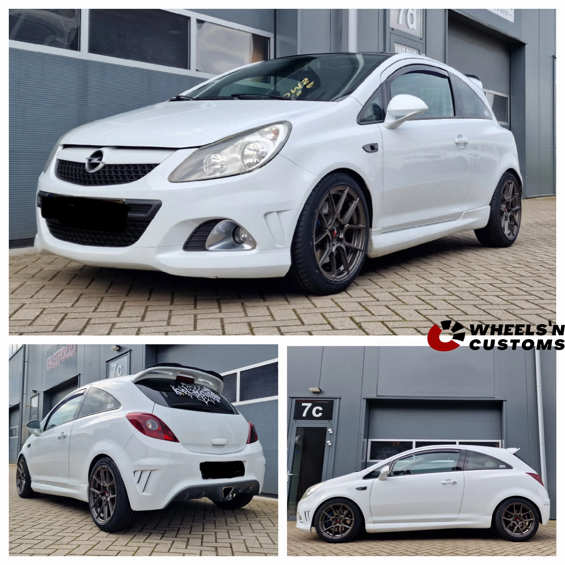 Opel Corsa D 1.6T - 17 inch Japan Racing JR30 - 5x110 8J ET40