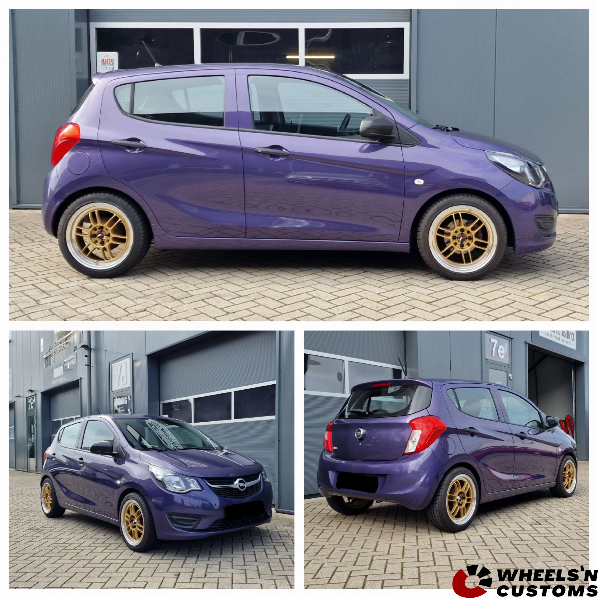 Opel Karl - 16 inch JR7 Gold Machined - 7J ET38