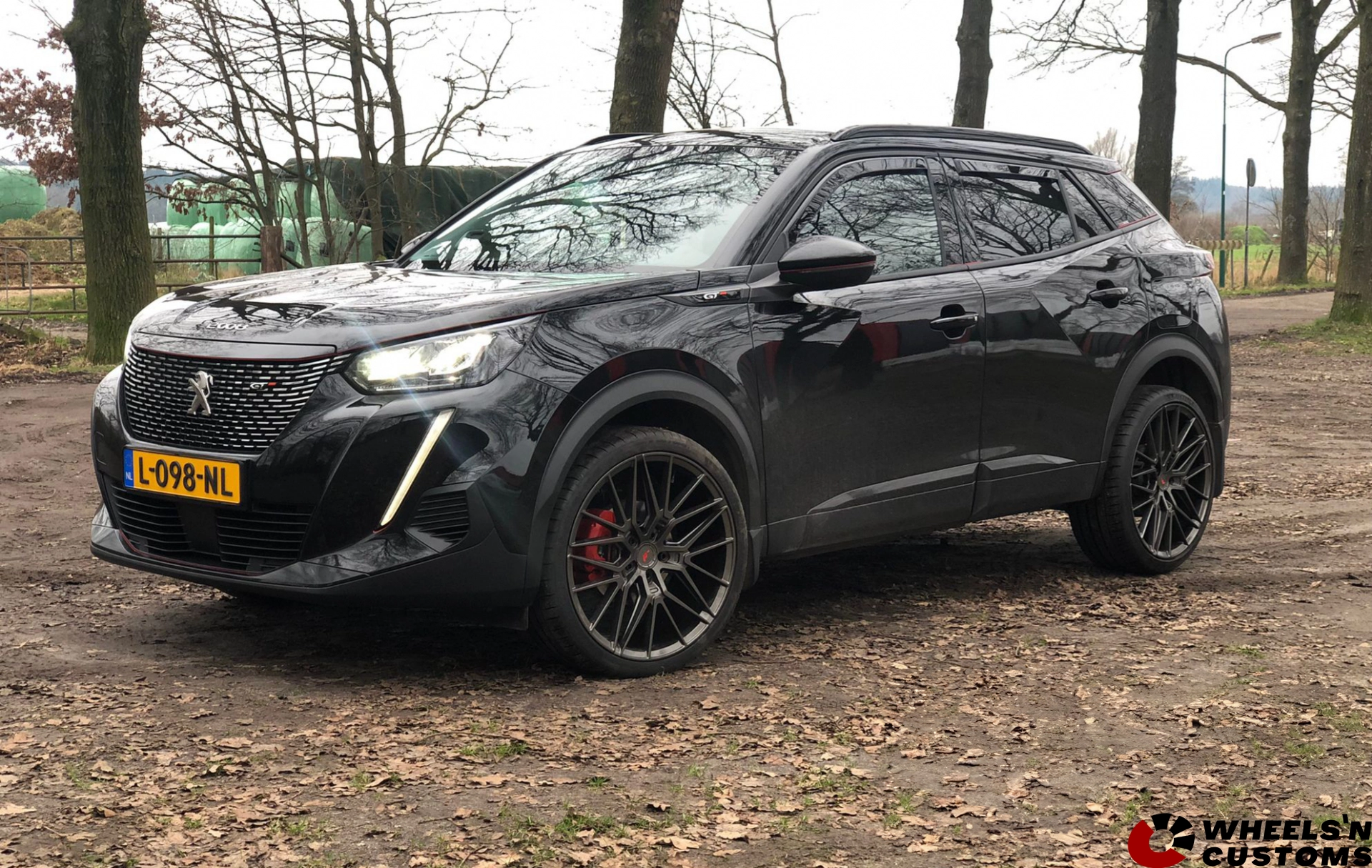 Peugeot 2008 - 20 inch JR38 Hyper Gray - 5x112 8.5J ET45 