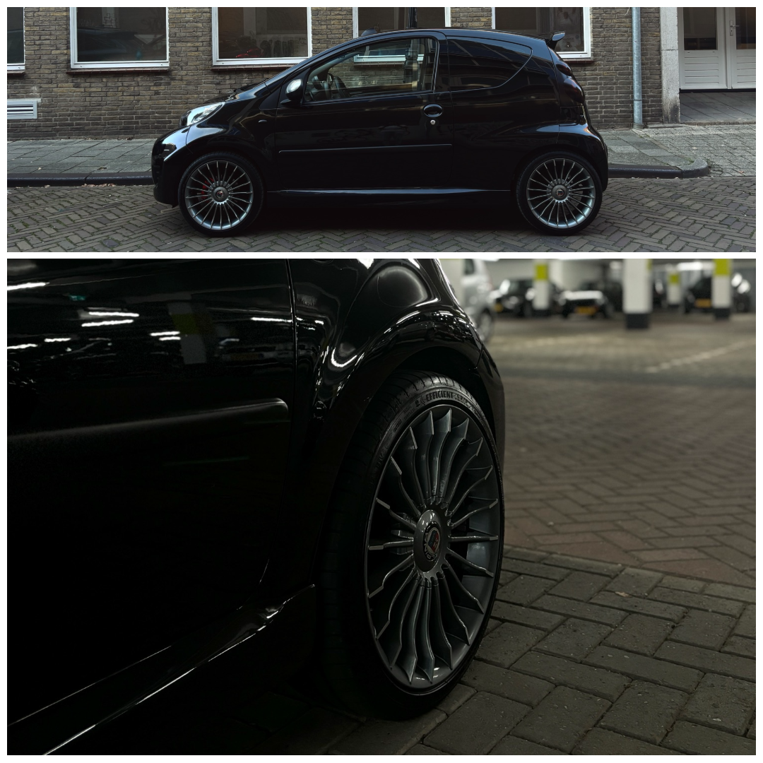 Peugeot 107 - 17 inch JF Luxury Alpina Gun Metal - 4x100 7J ET30