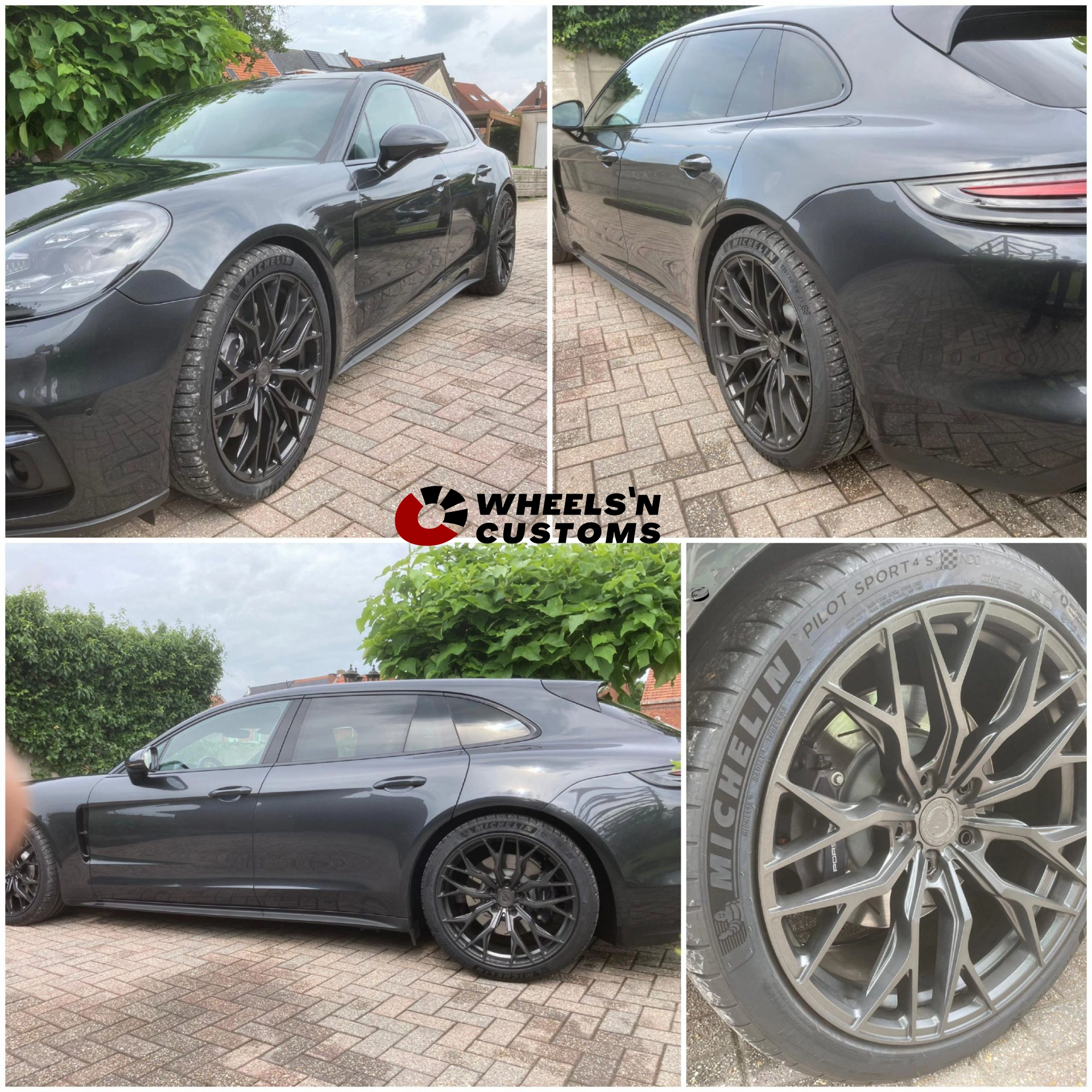 Porsche Panamera - 21 inch Concaver CVR1 Carbon Graphite - 9.5J ET55 + 11.5J ET56