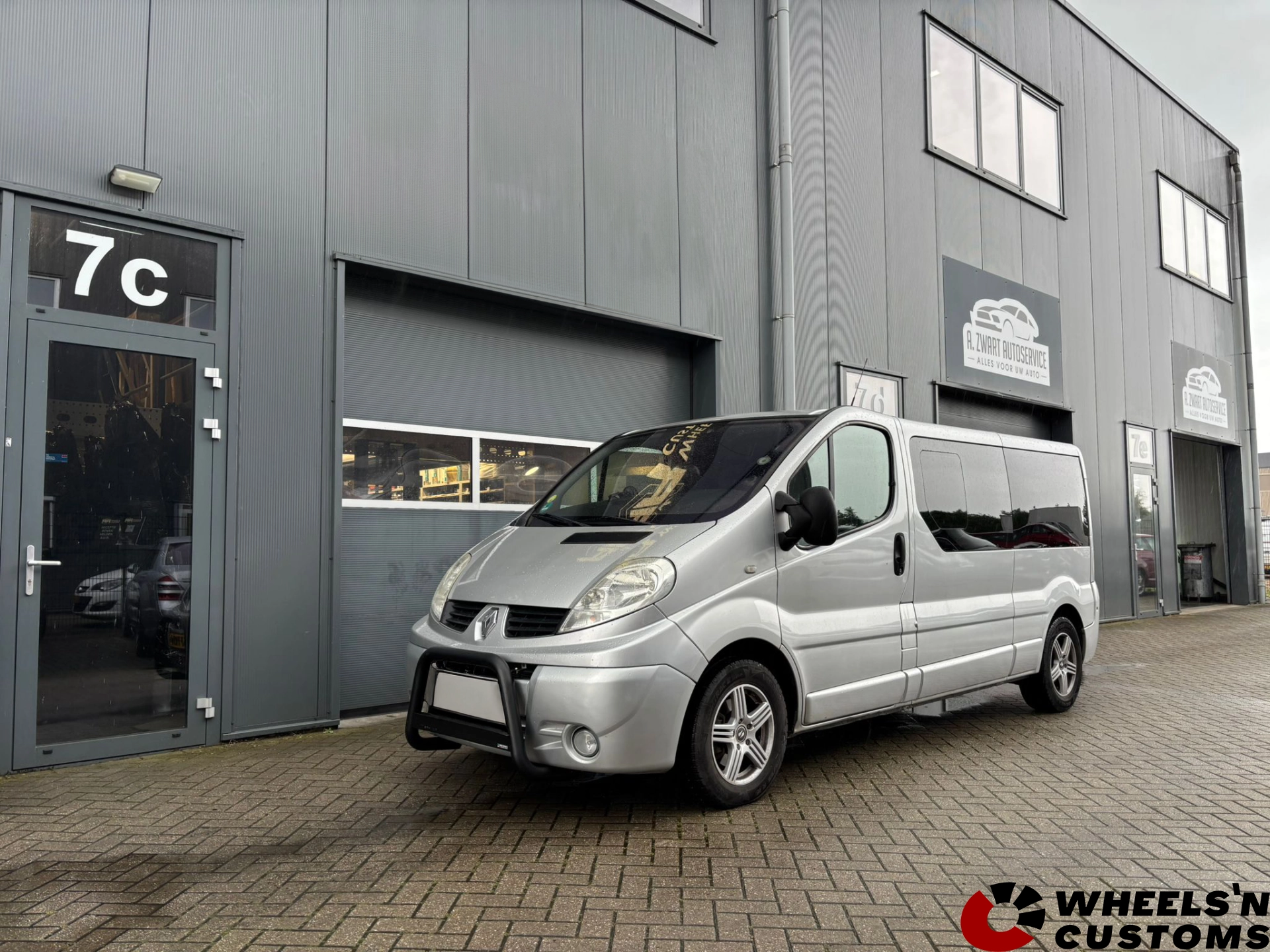 Renault Trafic voorzien van Misotunida Bullbar