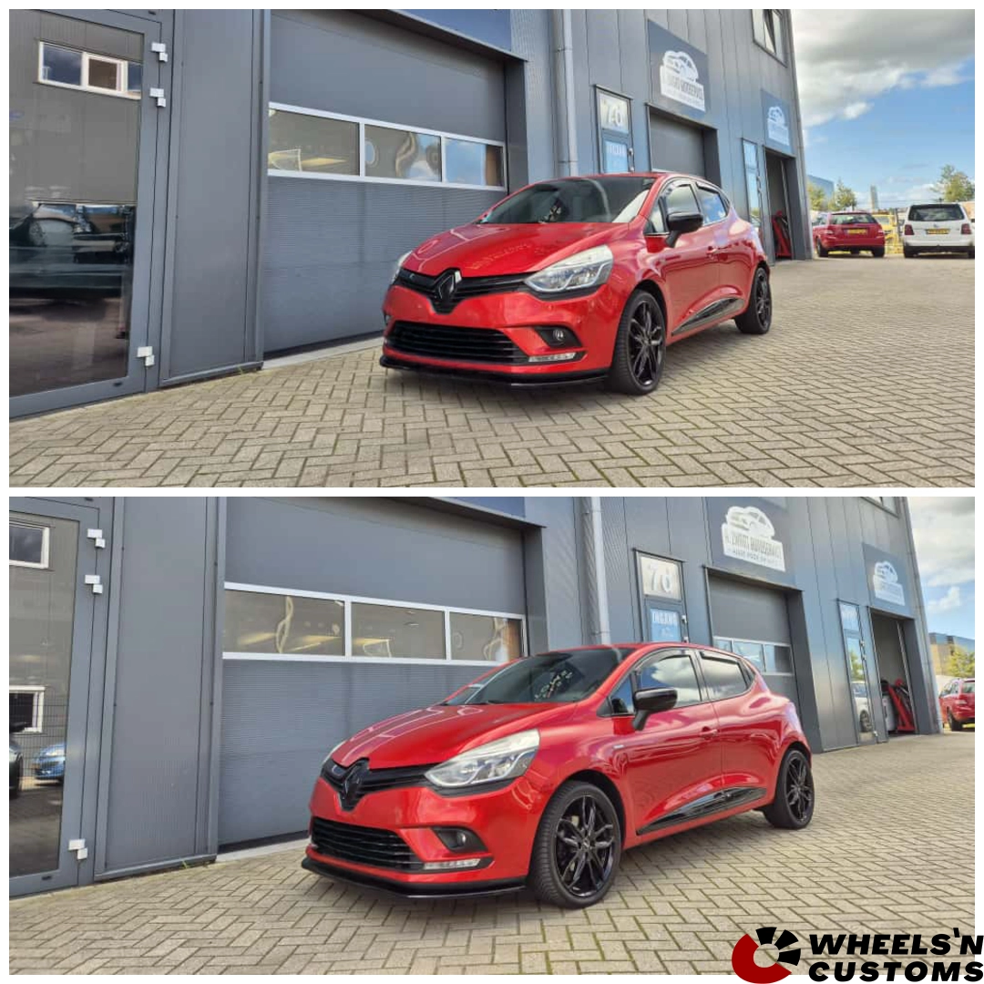 Renault Clio IV voorzien van Maxton Design onderdelen