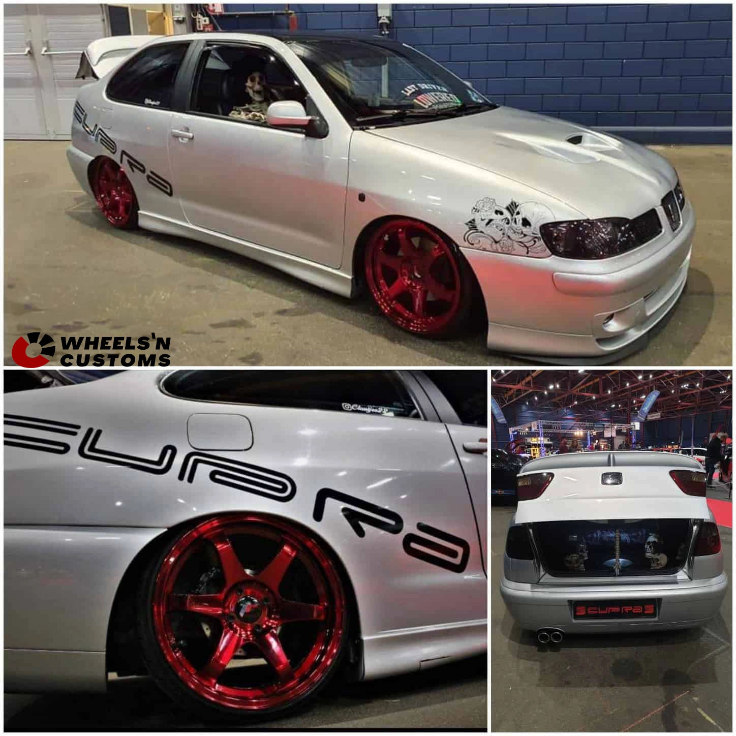 Seat Cordoba Cupra - 17 inch Platinium Red - 4x100 8.0J ET35