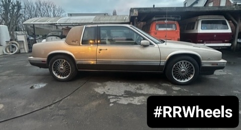 Cadillac Eldorado Biarritz 1986 - 17 inch Axe velgen Type EX3 - 5x115 7.5J ET35.