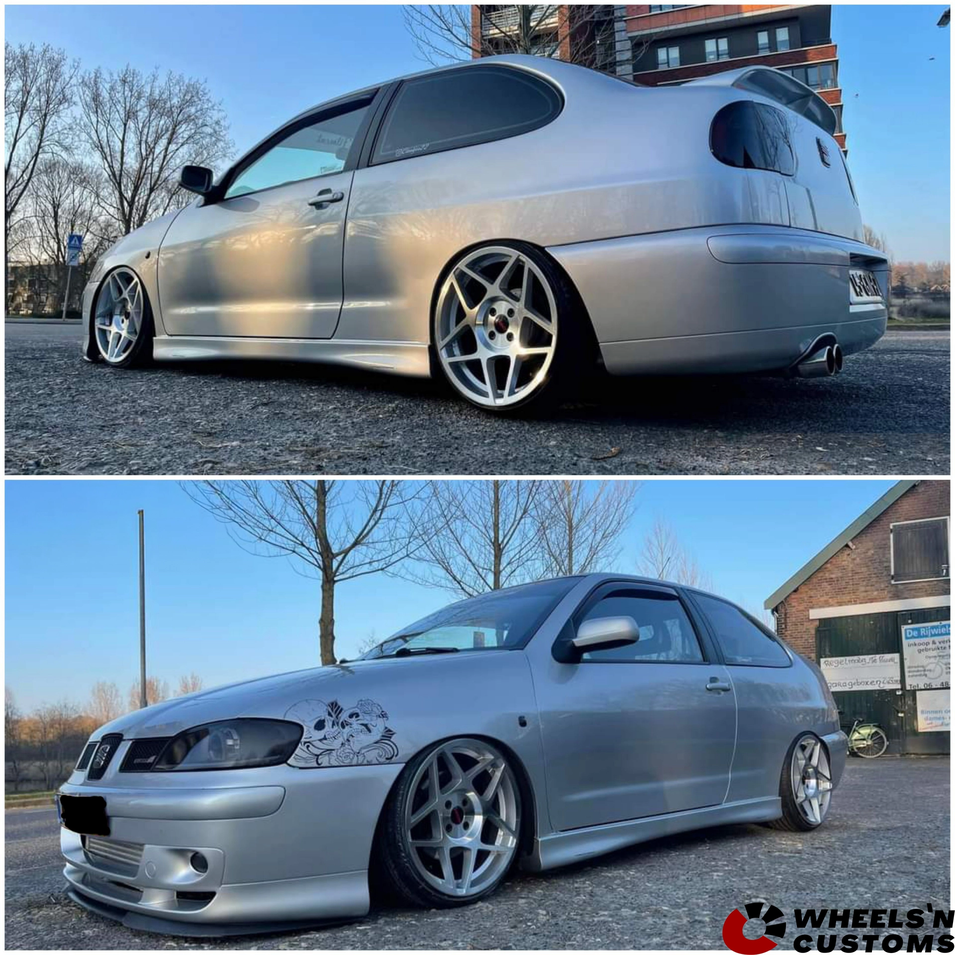 Seat Cordoba Cupra - 17 inch JF Luxury DH7 Model25 Zilver - 8J ET33