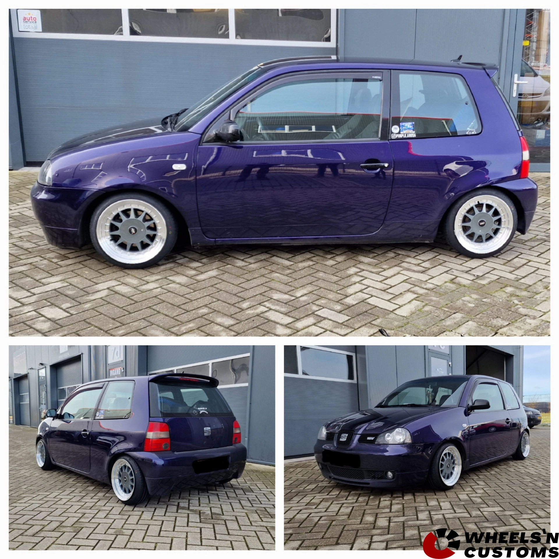 Seat Arosa - 15 inch HSR H596 Gun Metal - 7.5J ET30