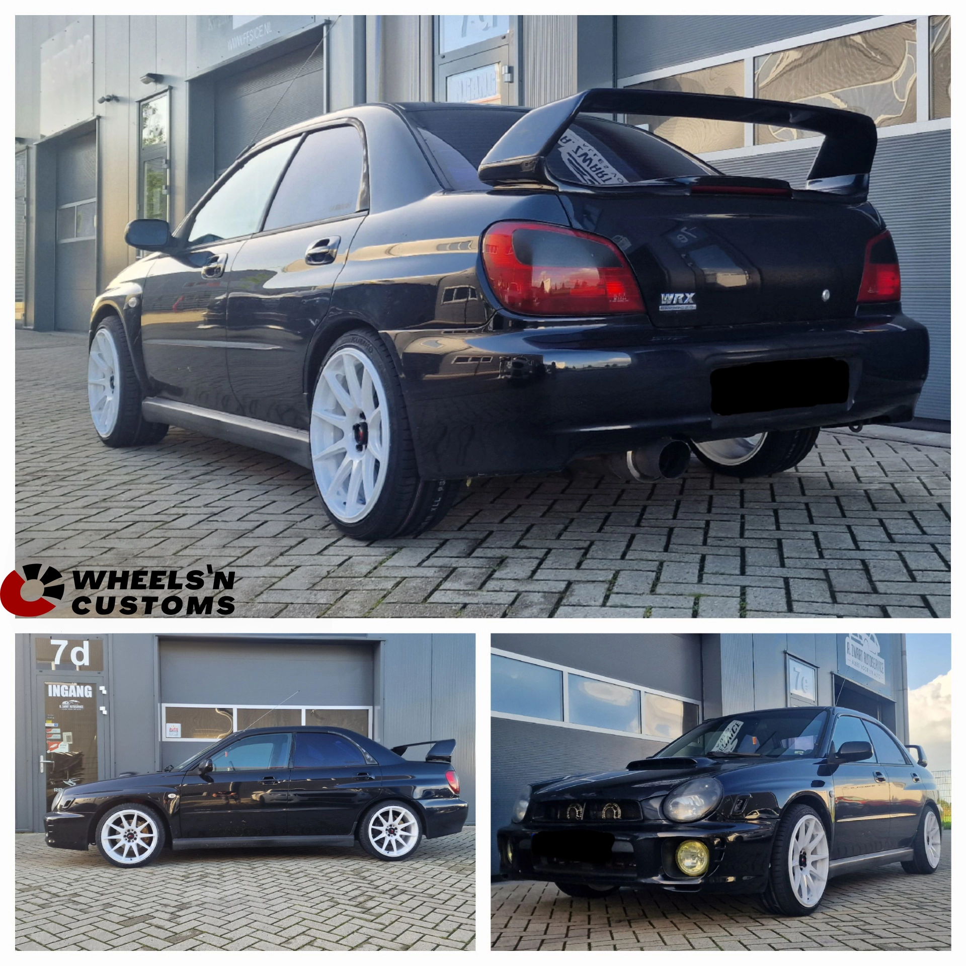Subaru Impreza WRX - 18 inch Japan Racing JR11 - 5x100 8.5J ET35 White