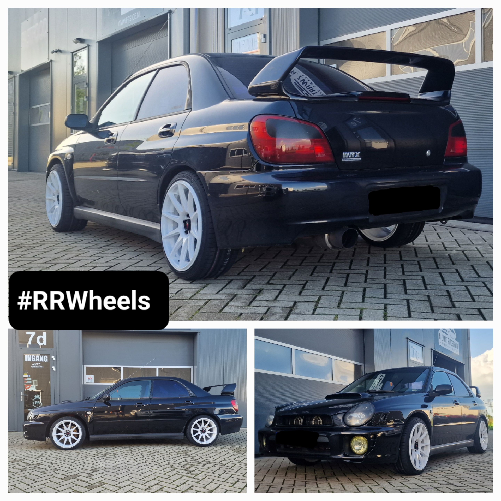 Subaru Impreza WRX - 18 inch Japan Racing JR11 - 5x100 8.5J ET35 White