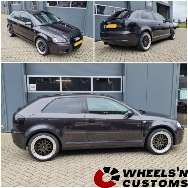 Audi A3 - 18 inch JR23 Hyper Gray - 5x112 8.5J ET45.