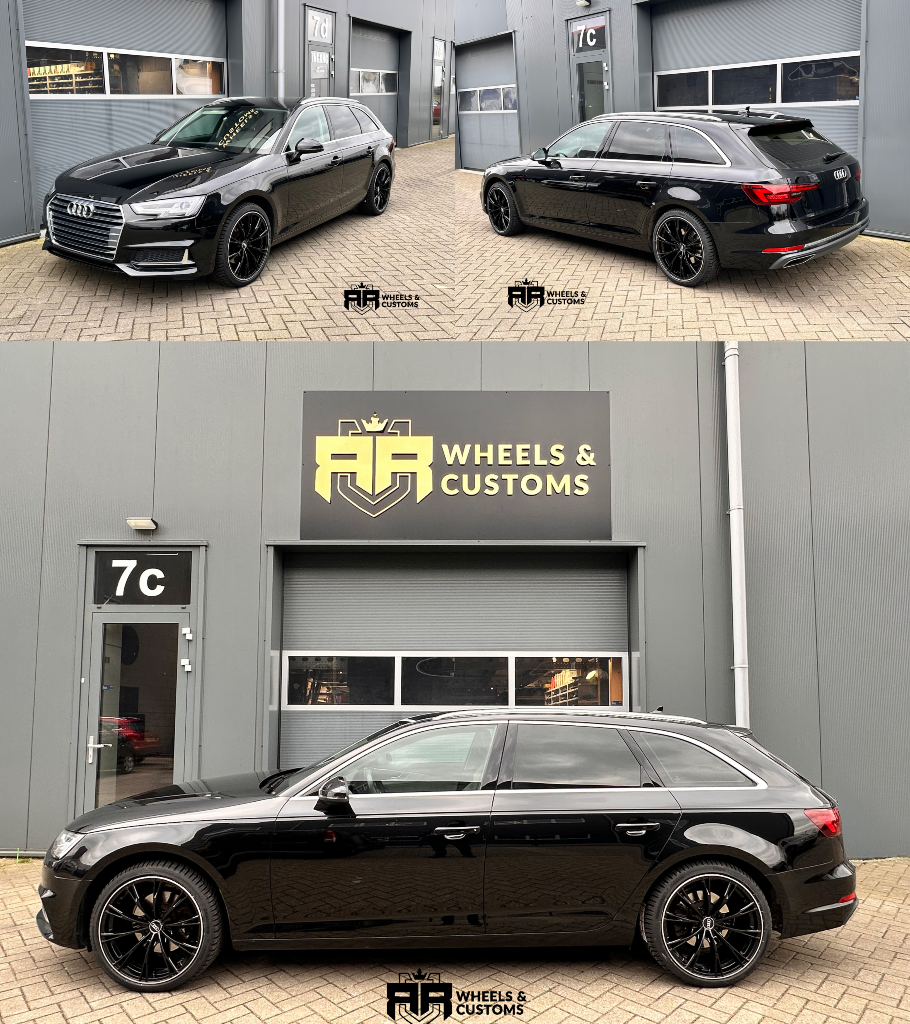 Audi A4 - 19 inch JF Luxury Audi ABT Concept - Black / Chrome - 5x112 8.5J ET35