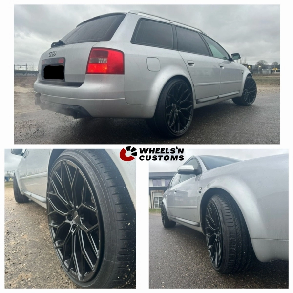 Audi S6 C5 Avant - 20 inch Veemann VFS66 Hoogglans Zwart - 10J ET42.
