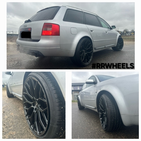 Audi S6 C5 Avant - 20 inch Veemann VFS66 Hoogglans Zwart - 10J ET42.