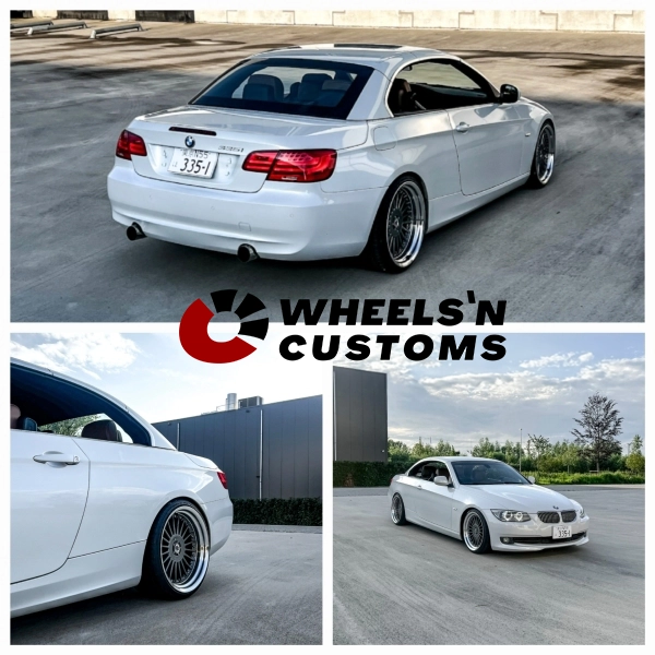 BMW 3 Serie E93 Cabriolet - 19 inch YKW Y9670 Alpina-stijl - 5x120 8.5J ET25 + 10J ET20.