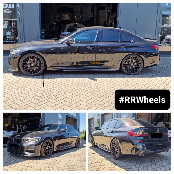 BMW 3 Serie G20 - 20 inch Rohana Wheels Typ RFX10 Gloss Black -  9J ET35 + 10J ET45 .