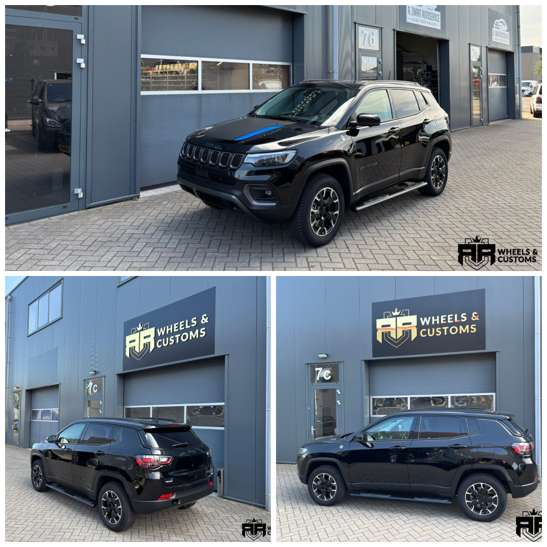 Jeep Compass Mk2 voorzien van Misutonida Side Steps