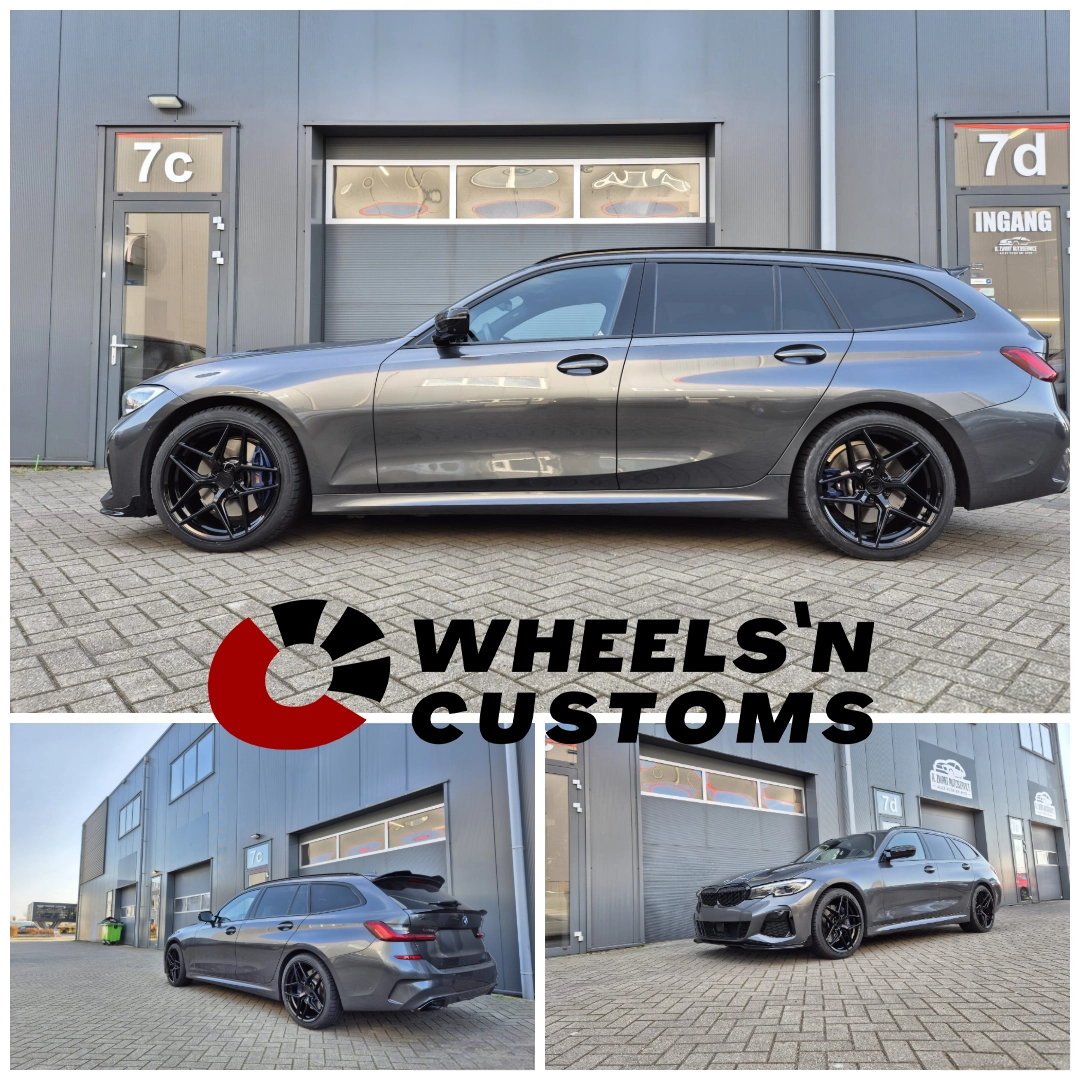 BMW M340i - 19 inch Concaver CVR2 Platinum Black - 5x112 8.5J ET25 + 9.5J ET40.