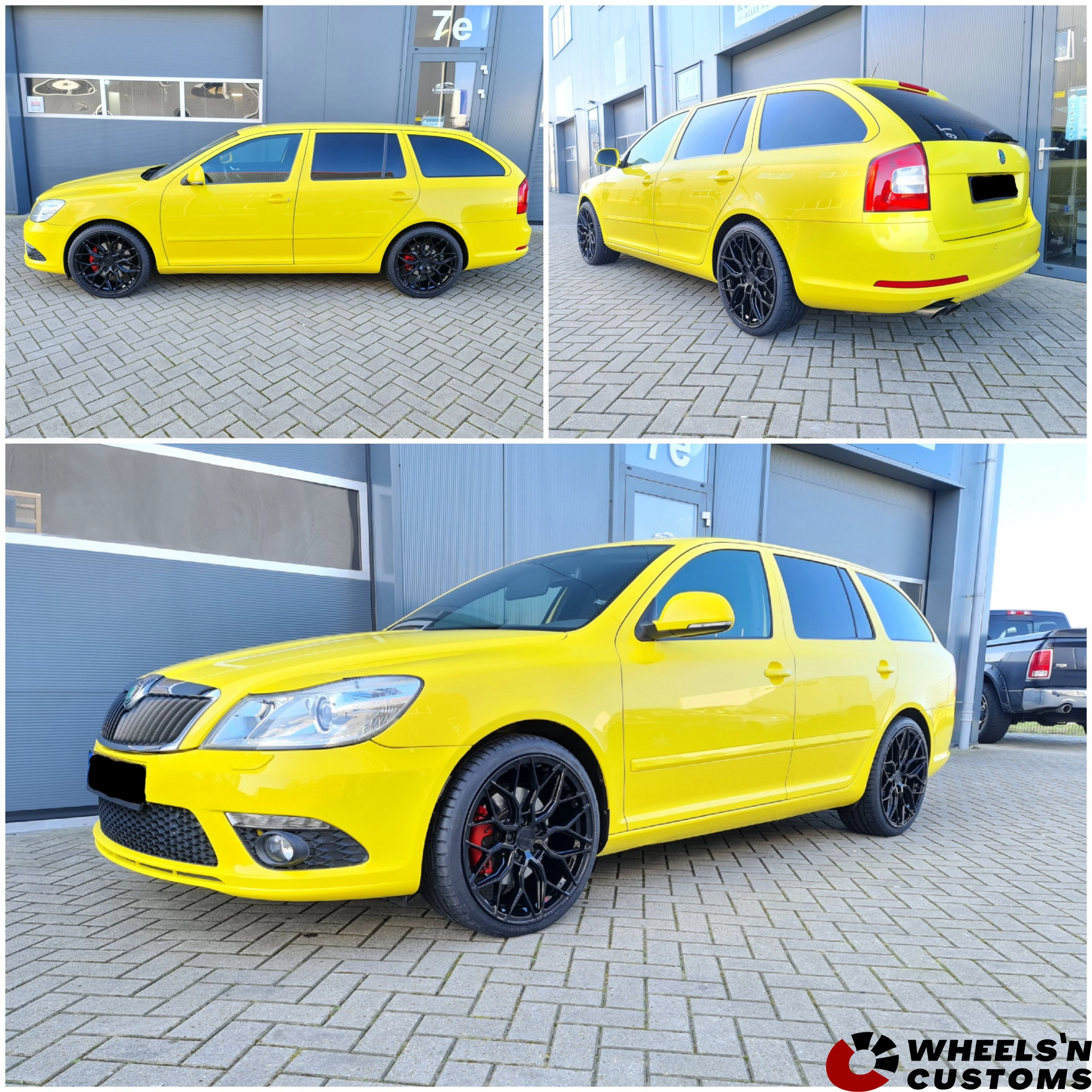 Skoda Octavia RS - 19 inch Riviera RF108 Gloss Black - 8.5J ET45