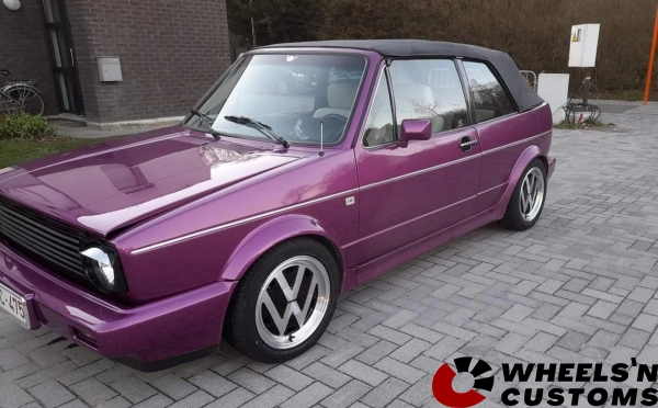 Volkswagen Golf 1 - 15 inch JF Luxury VW logos - 4x100 6.5J ET30