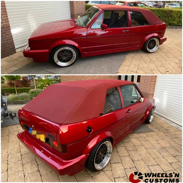 Volkswagen Golf 1 Cabrio - 16 inch Japan Racing JR23 - 8J ET30 + 9J ET20